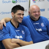 Boris Dvoršek and Luka Stepančić after Zagreb's season opening