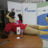 Borac with a new mascot and mini-handball school